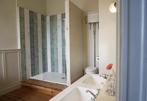 Bathroom with walk in shower